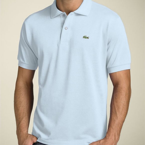 Lacoste | Shirts | Lacoste Light Blue Polo 5 Ml | Poshmark